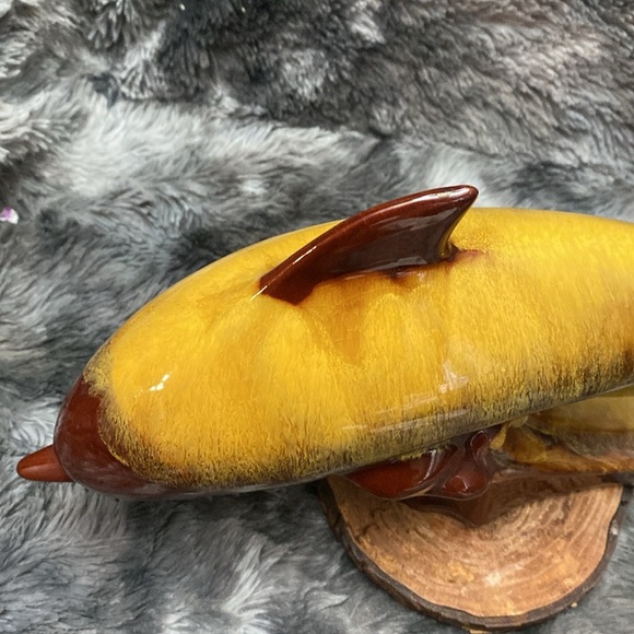 Blue Mountain Pottery Dolphin Brown
Large 16 Inch Vintage Glazed Pottery - Picture 5 of 16